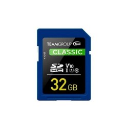 MEM SDHC 32GB TEAMGROUP UHS-I/U1 CL10 / V10 / 1(U1) / R: 80MB/s W:15MB/s TSDHC32GIV1001