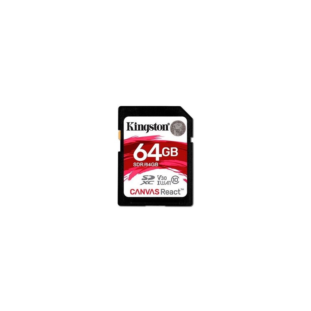 MEM SDXC 64GB Kingston CANVAS REACT UHS-I CL10
