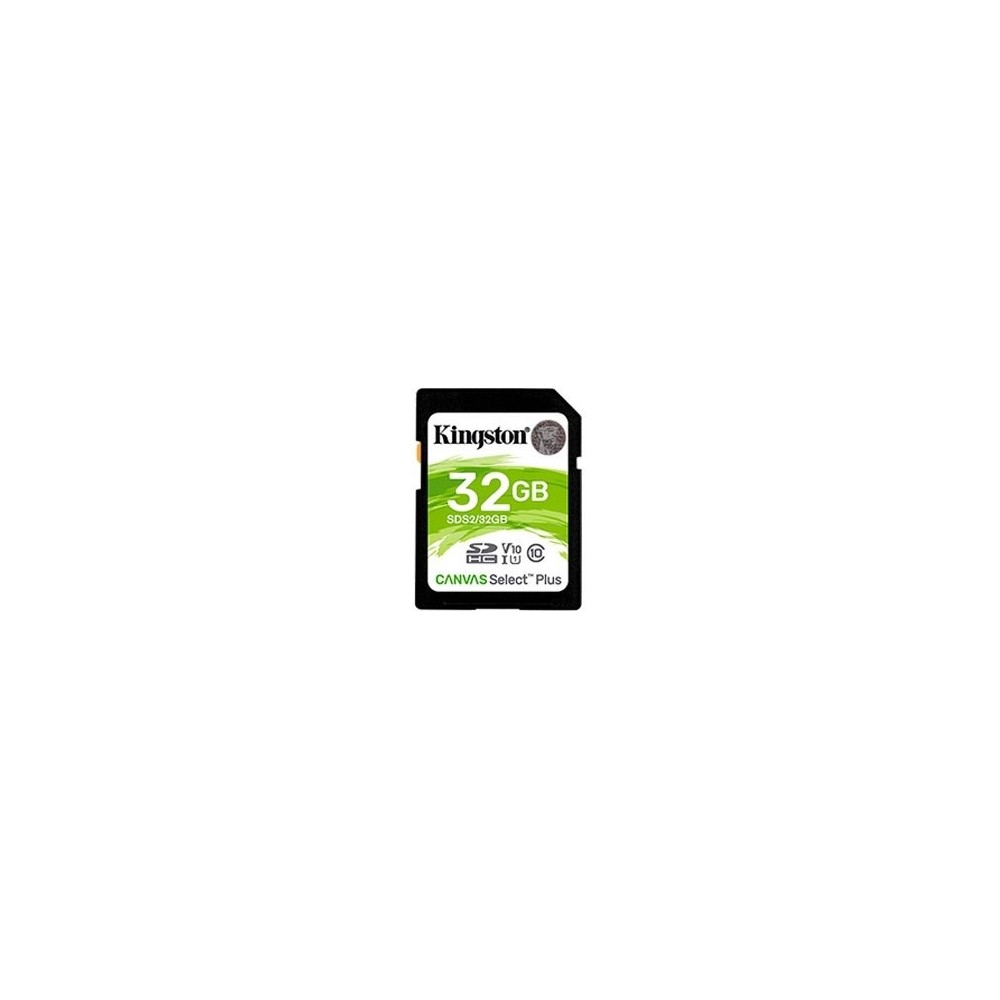 MEM SDHC 32GB KINGSTON CANVAS SELECT PLUS