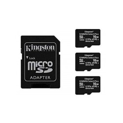 MEM MICRO SDHC 16GB KINGSTON CANVAS SELECT+ADAPT