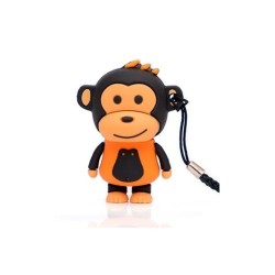 PENDRIVE 16GB TECH ONE TECH MAKAKO MONO NARANJA