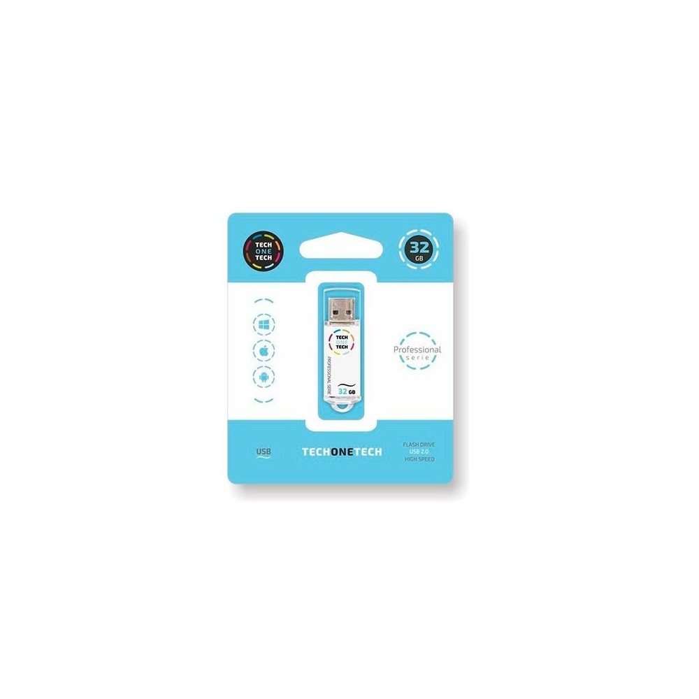 PENDRIVE 32GB TECH ONE TECH WHITE