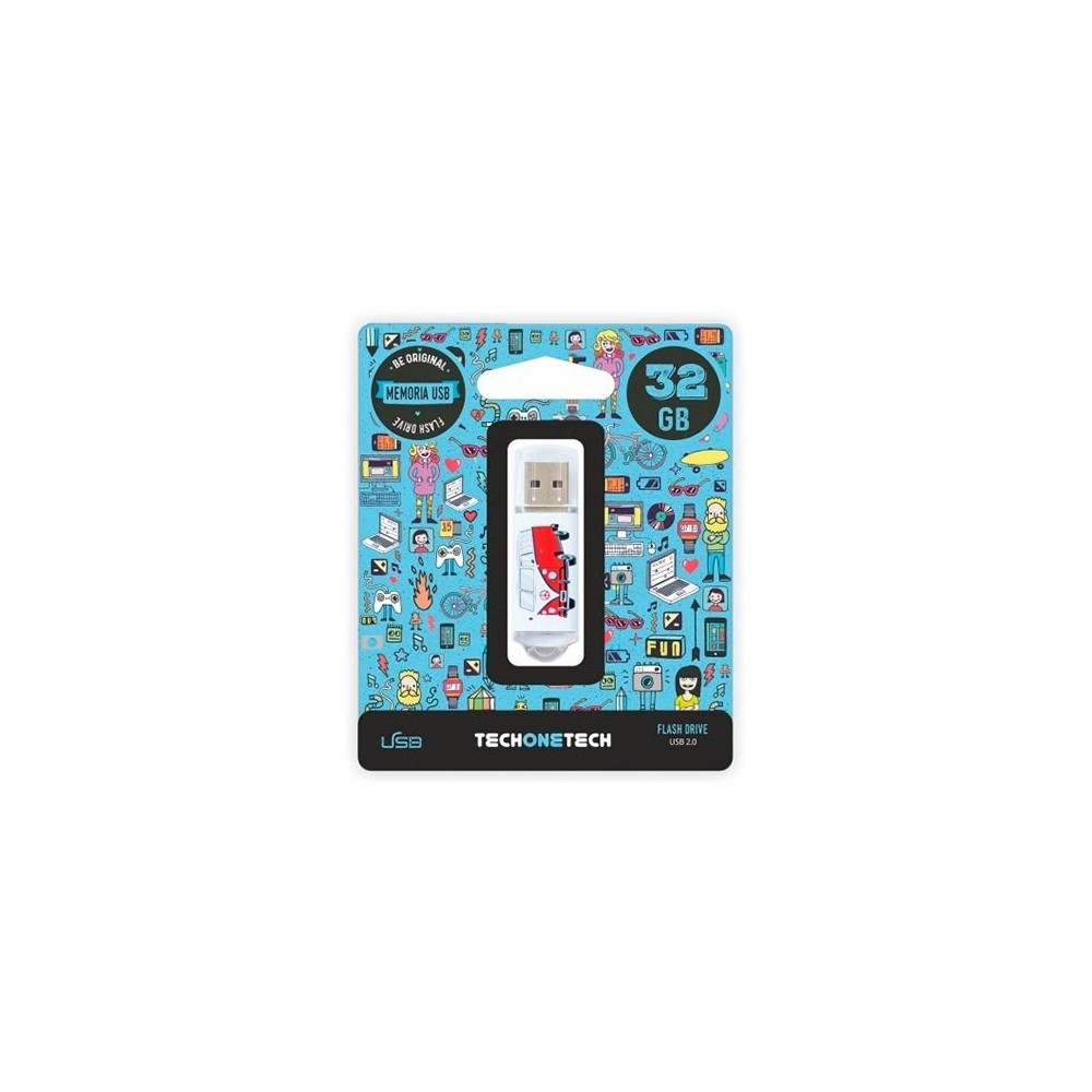 PENDRIVE 32GB Tech One Tech CAMPER VAN-VAN