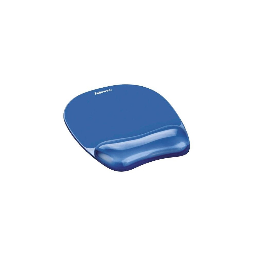 FELLOWES MAT + WRIST SUPPORT GEL BLUE