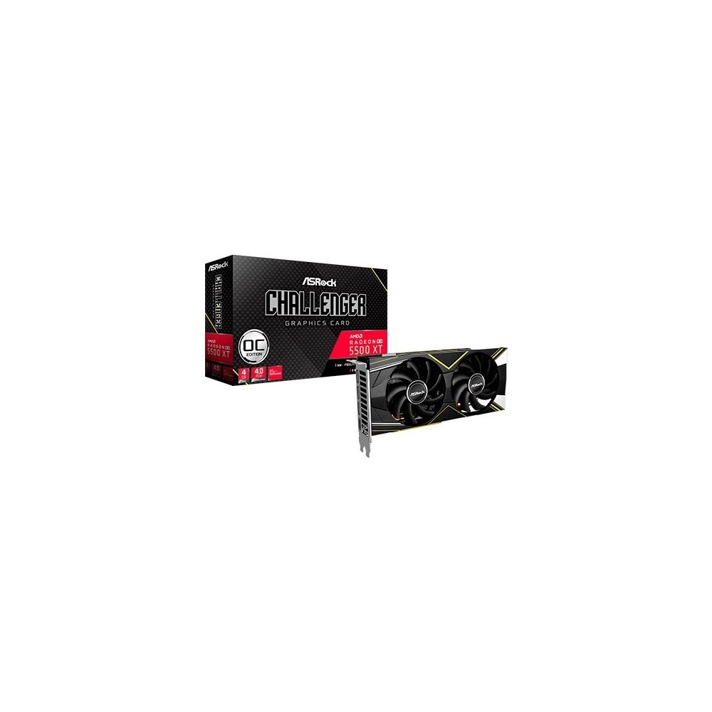TARJETA GRÁFICA ASROCK CHALLENGER D RX 5500 XT 4GB OC