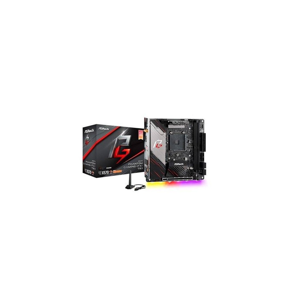 PLACA BASE ASROCK AM4 X570 PHANTOM GAMING-ITX/TB3