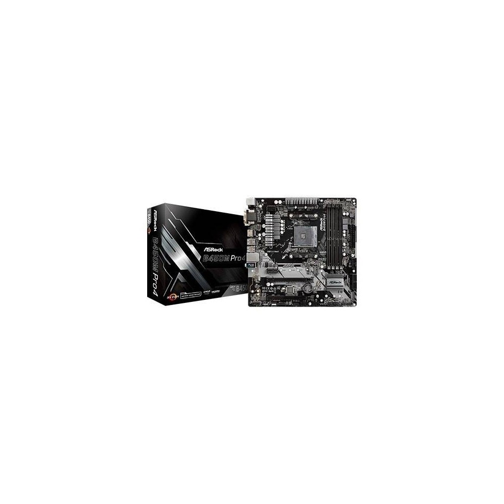 ASROCK BASE PLATE AM4 B450M PRO4
