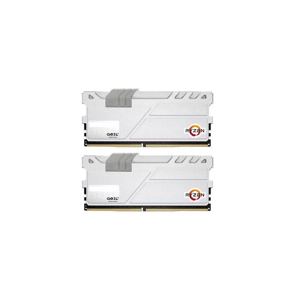 GEIL RAM MEMORY MODULE EVO X DDR4 8GB (2X4GB) PC2400 WHITE