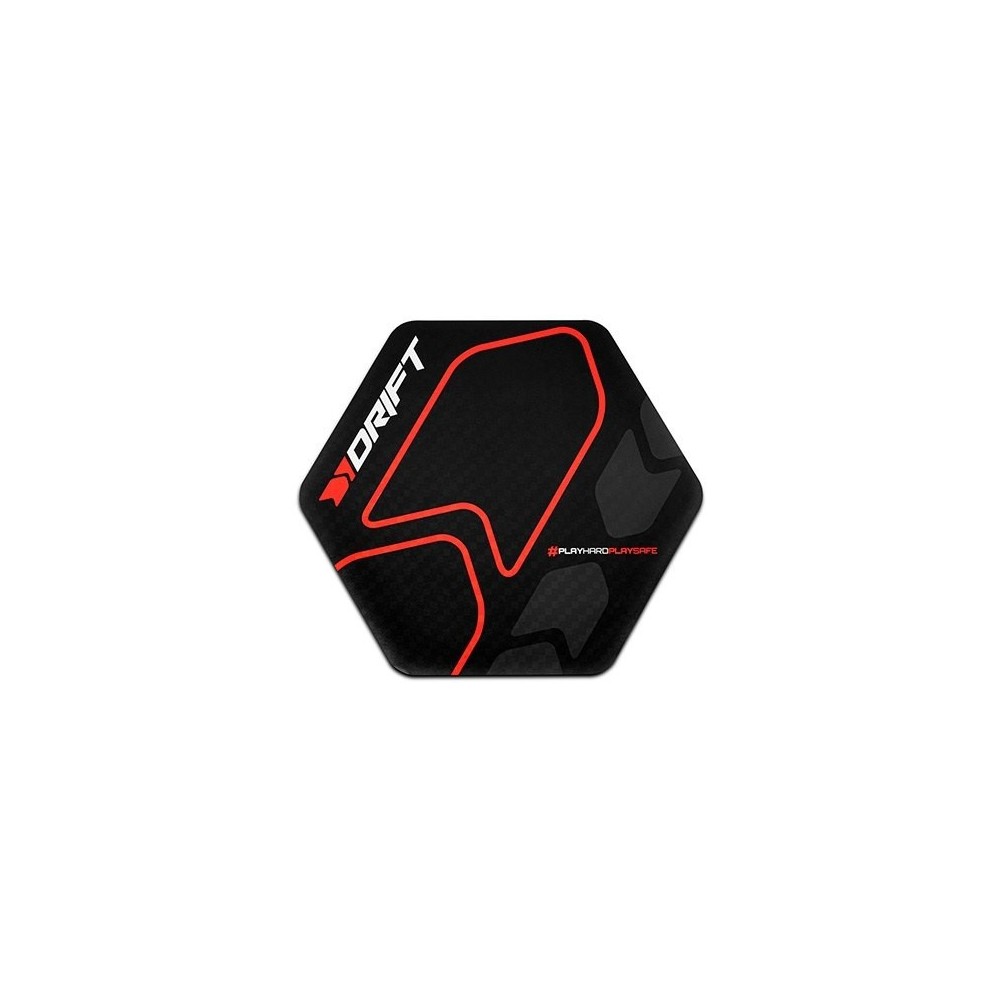 ALFOMBRA DRIFT FLOORPAD NEGRO/ROJO PARA SILLA GAMING