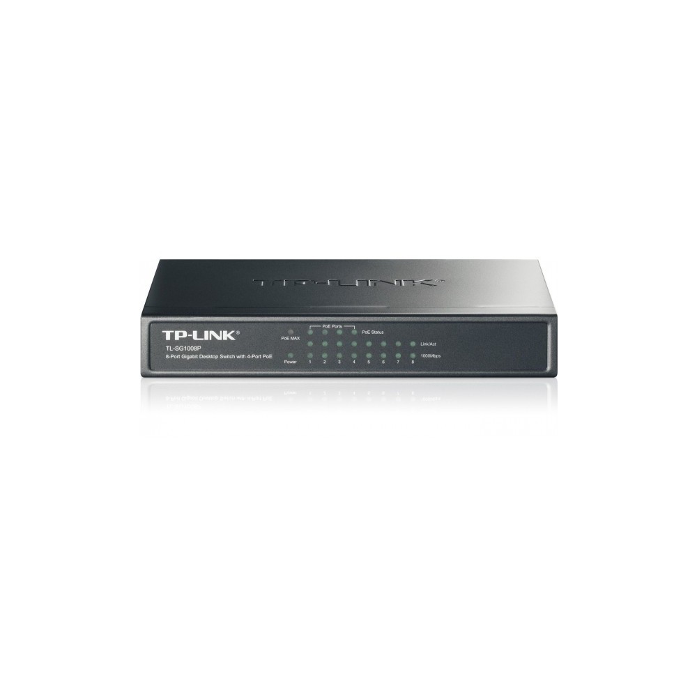 HUB SWITCH 8 PTOS 10/100/1000 TP-LINK TL-SG1008P