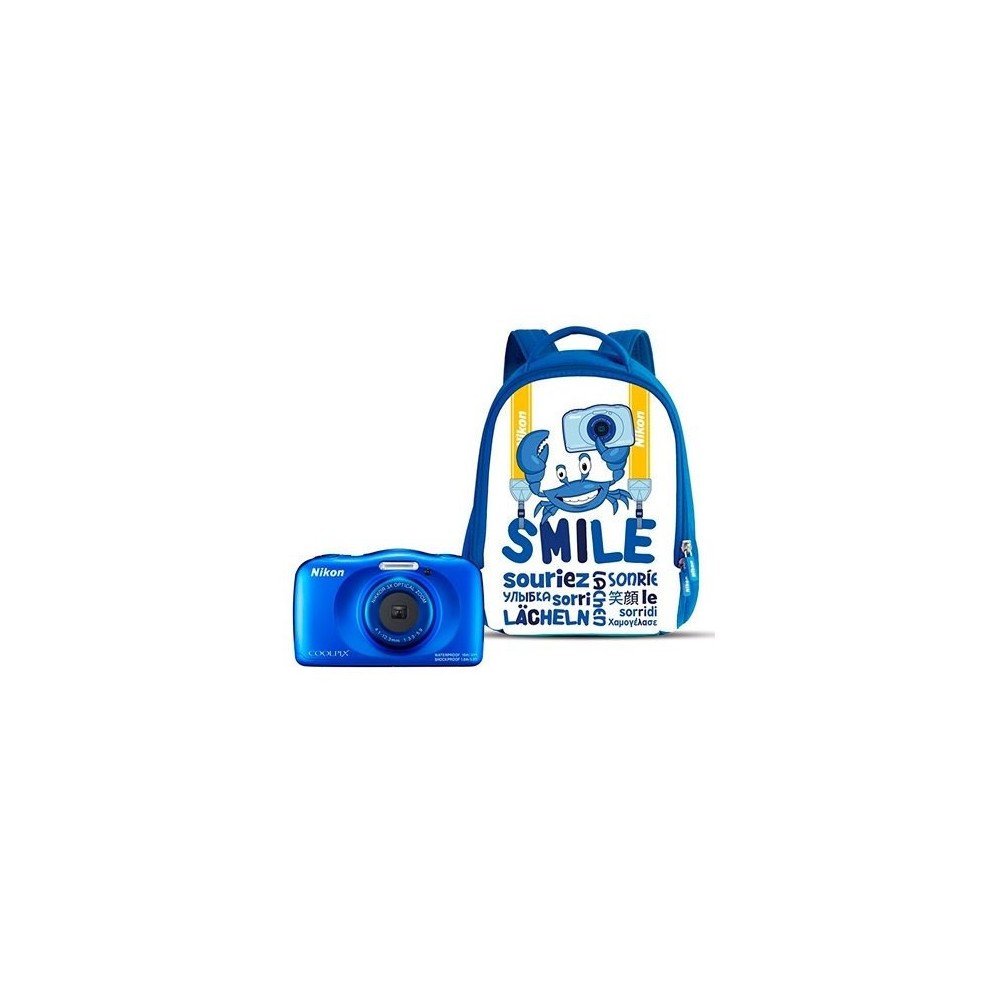 CAMERA Nikon COOLPIX W150 BLUE + BACKPACK