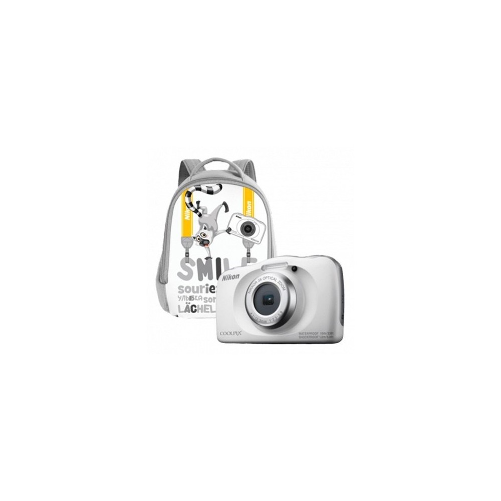 CAMERA Nikon COOLPIX W150 WHITE + BACKPACK