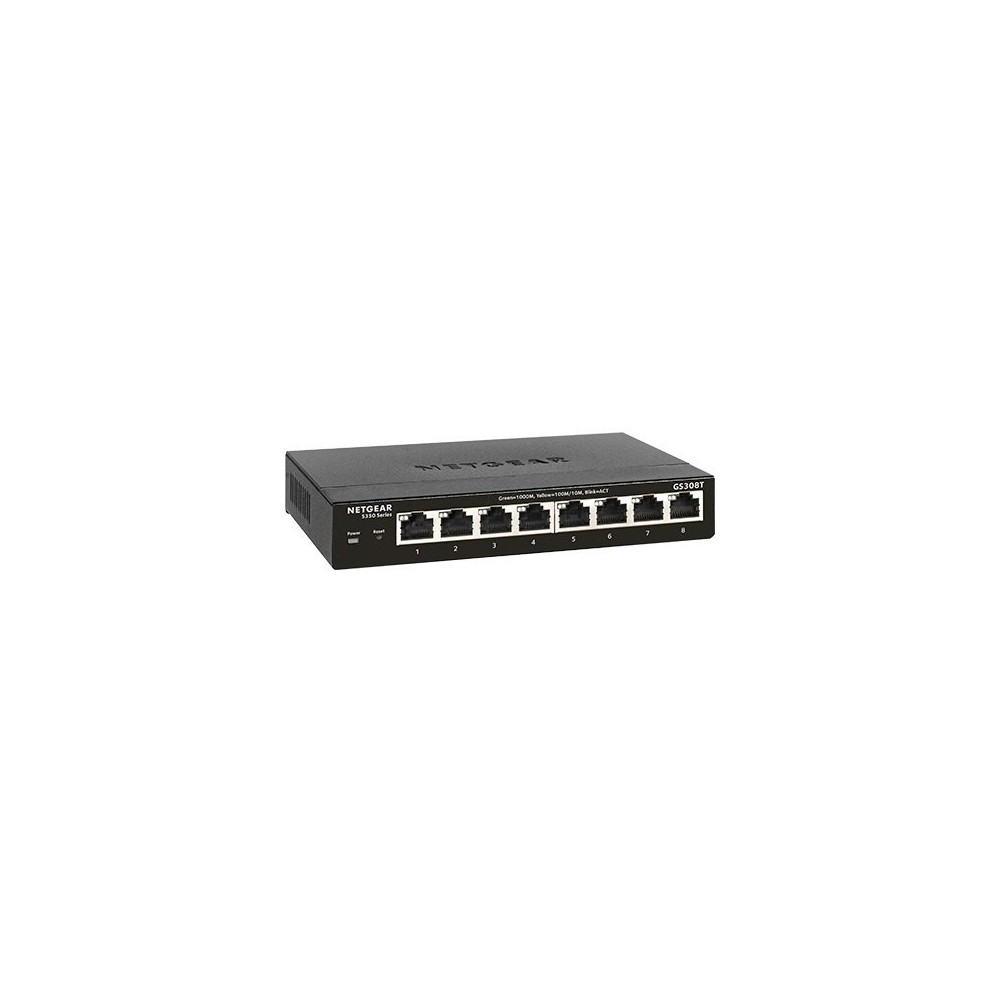 HUB SWITCH 8 PTOS PROSAFE NETGEAR GS308T-100PES