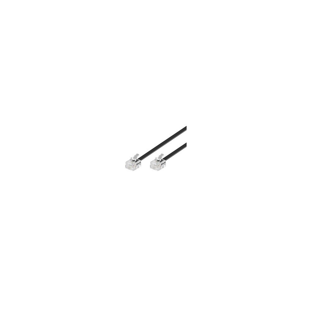 PHONE CABLE RJ11 3M BLACK