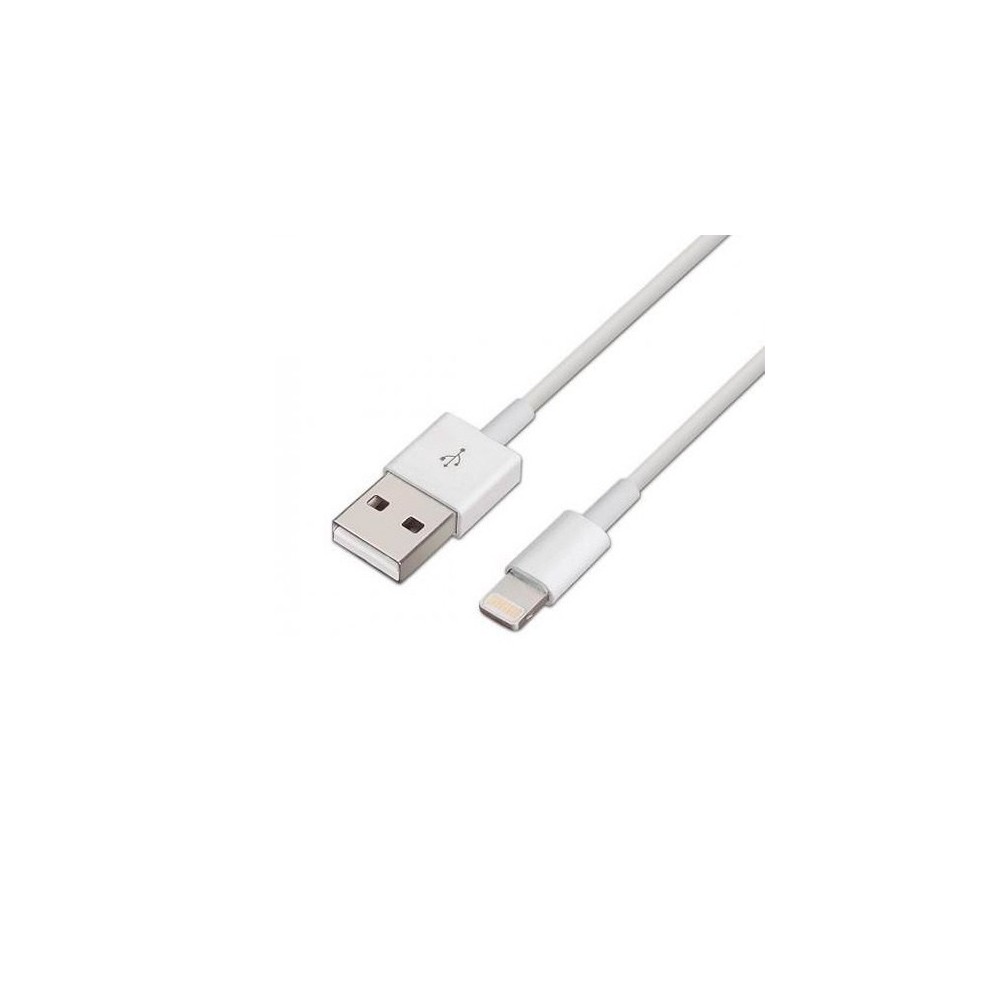 AISENS USB(A) CABLE TO LIGHTNING 2.0 1M WHITE