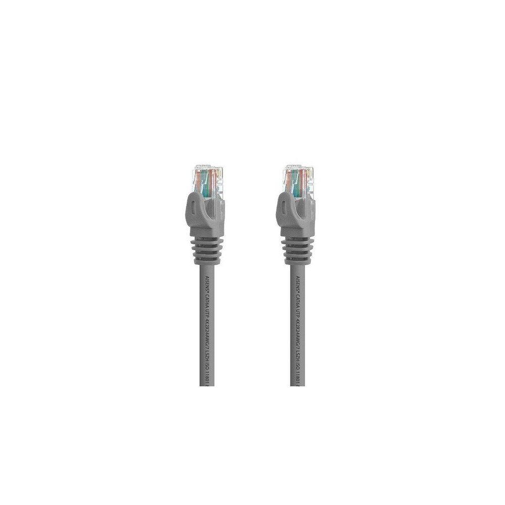 AISENS NETWORK CABLE RJ45 LSZH CAT.6A 5.0M GREY