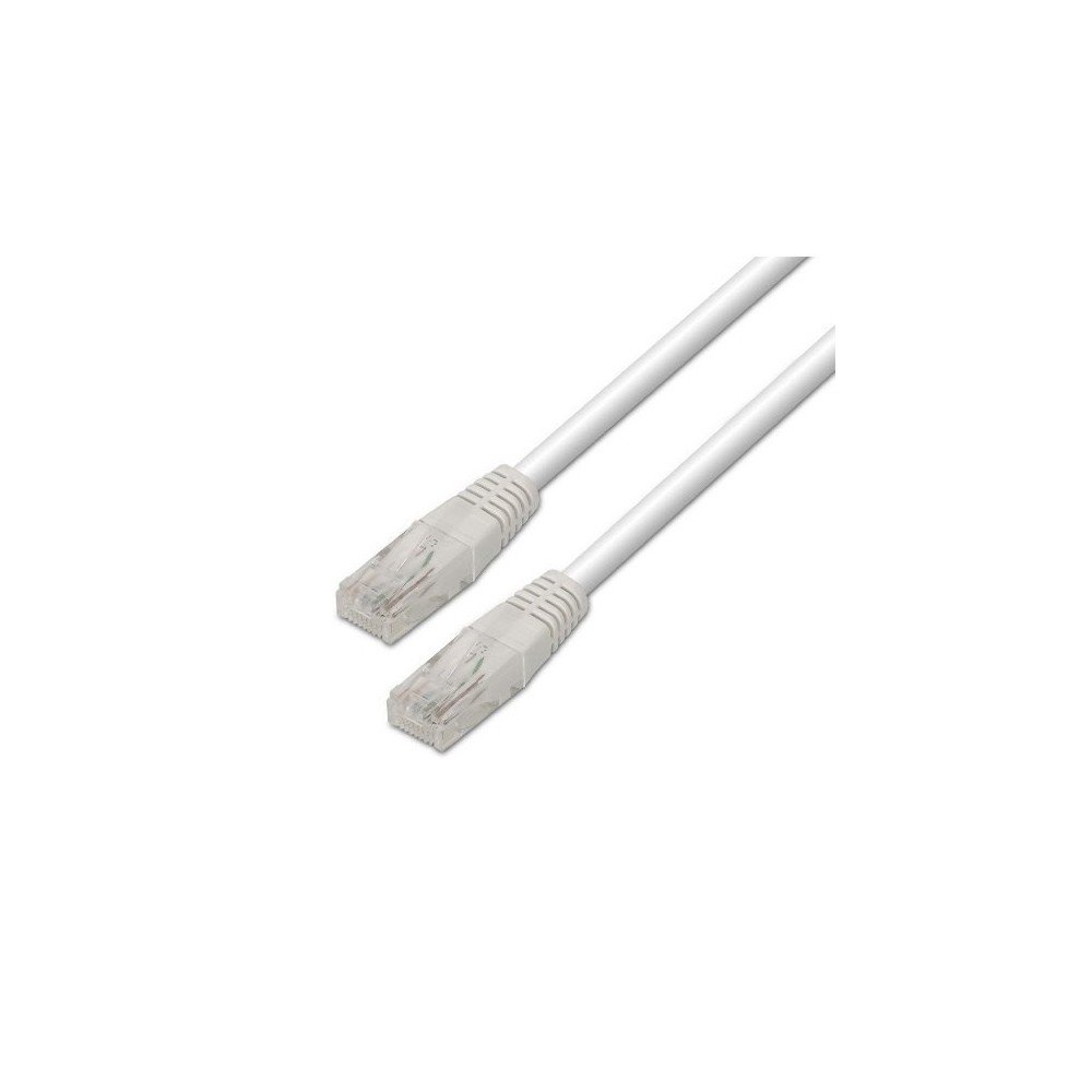 AISENS NETWORK CABLE UTP CAT6 RJ45 0.5M WHITE