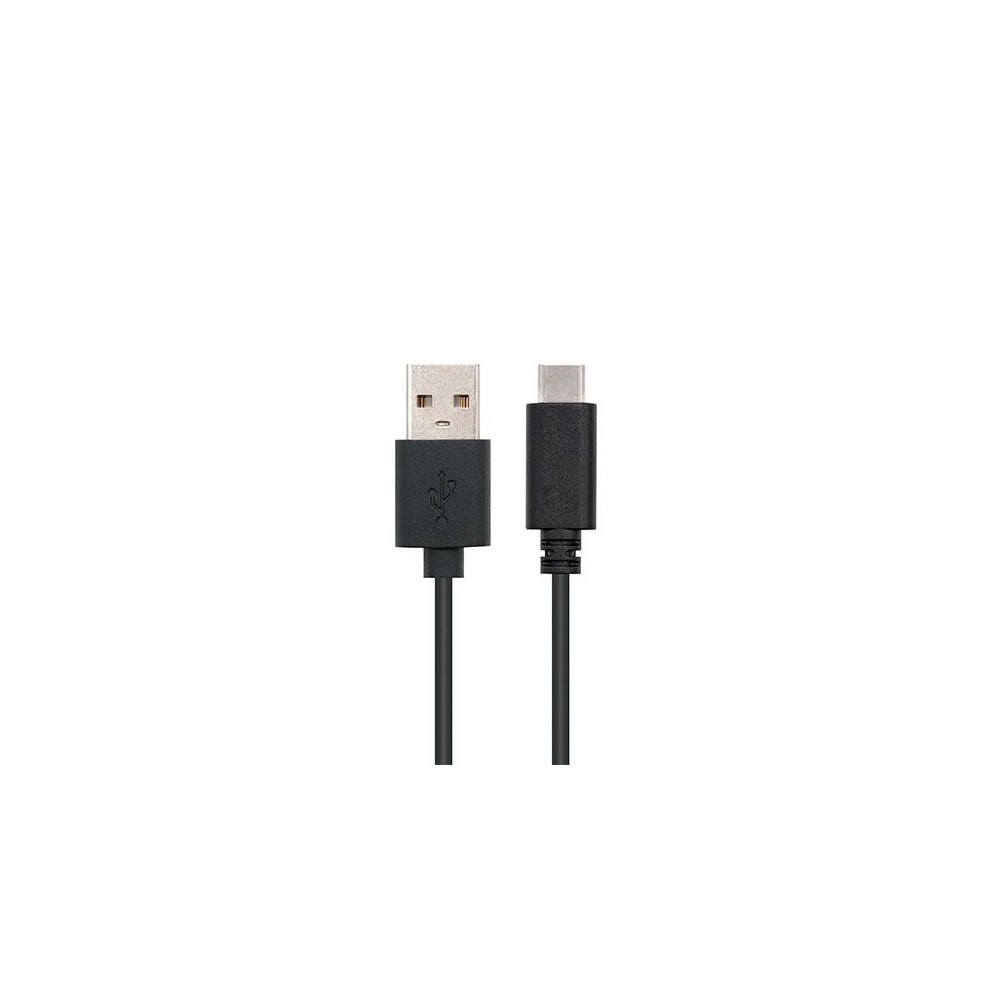 USB CABLE (A) 2.0 A USB (C) NANOCABLE 2M BLACK