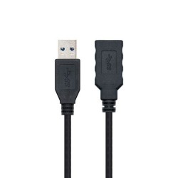 CABLE USB (A) 3.0 A USB (A) 3.0 NANOCABLE 2M BLACK
