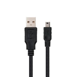 USB CABLE (A) 2.0 A MINI USB 5 PIN NANOCABLE 0.5M