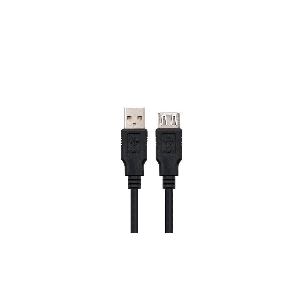 CABLE USB (A) 2.0 TO USB (A) 2.0 NANOCABLE 1.8M BLACK