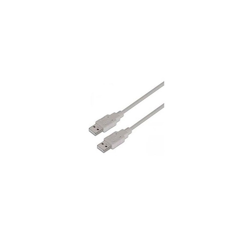 AISENS USB(A)M 2.0 TO USB(A)M 2.0 2M GREY