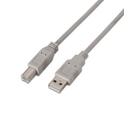 AISENS CABLE USB(A) TO USB(B) A101-0003 BEIGE