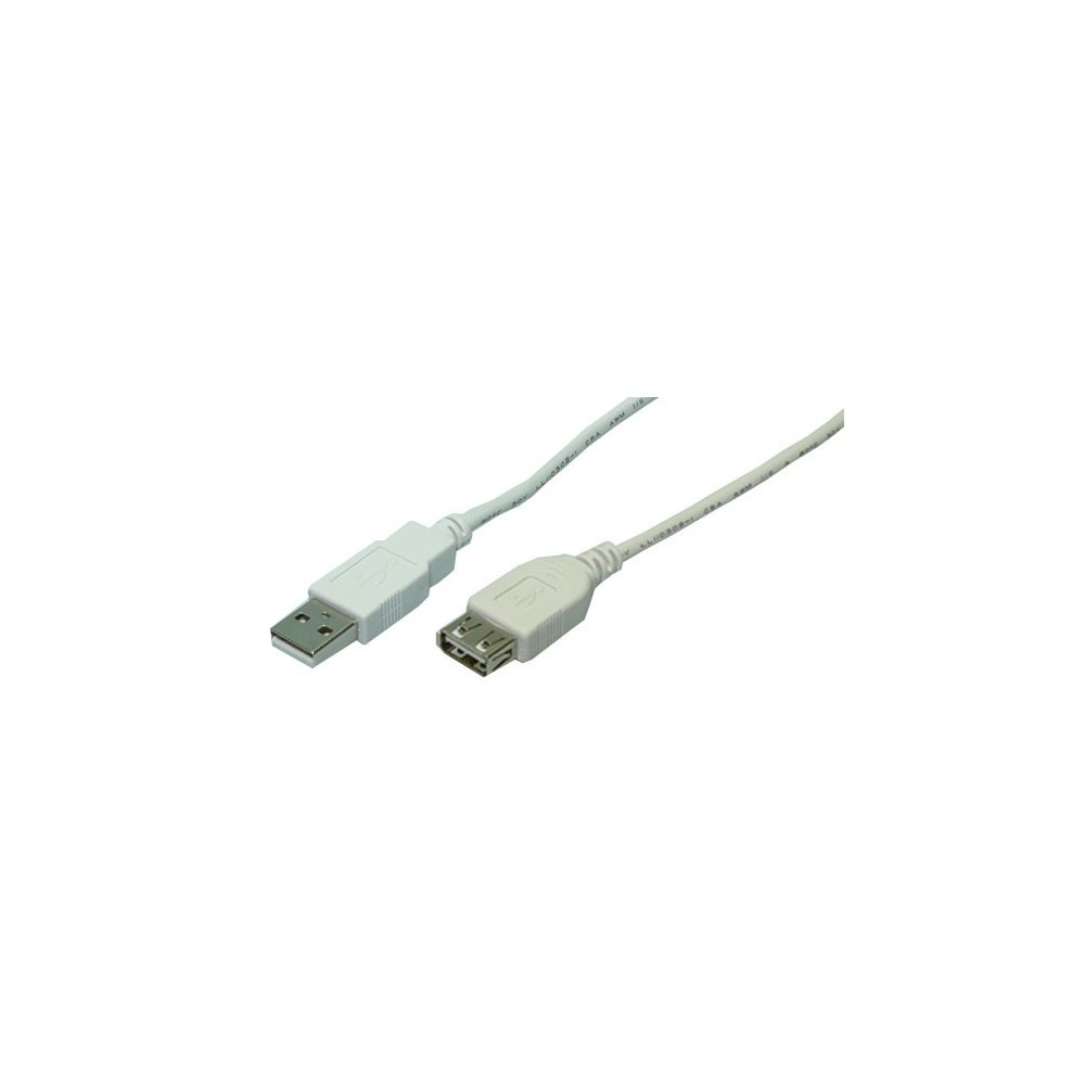 LOGILINK EXTENSION CABLE USB(A) 2.0 TO USB(A) 2.0 5M