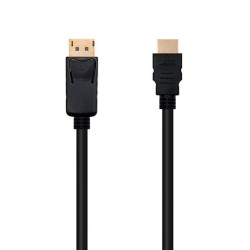 CABLE DISPLAY PORT-M A HDMI-M 3M NANOCABLE NEGRO