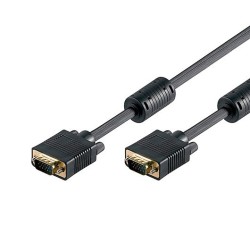 CABLE VGA M-M 40M DB15 BLACK MONITOR