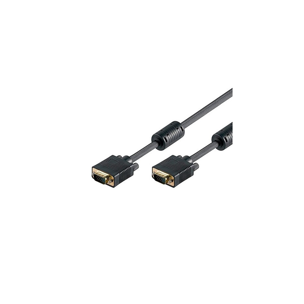 CABLE VGA M-M 40M DB15 BLACK MONITOR