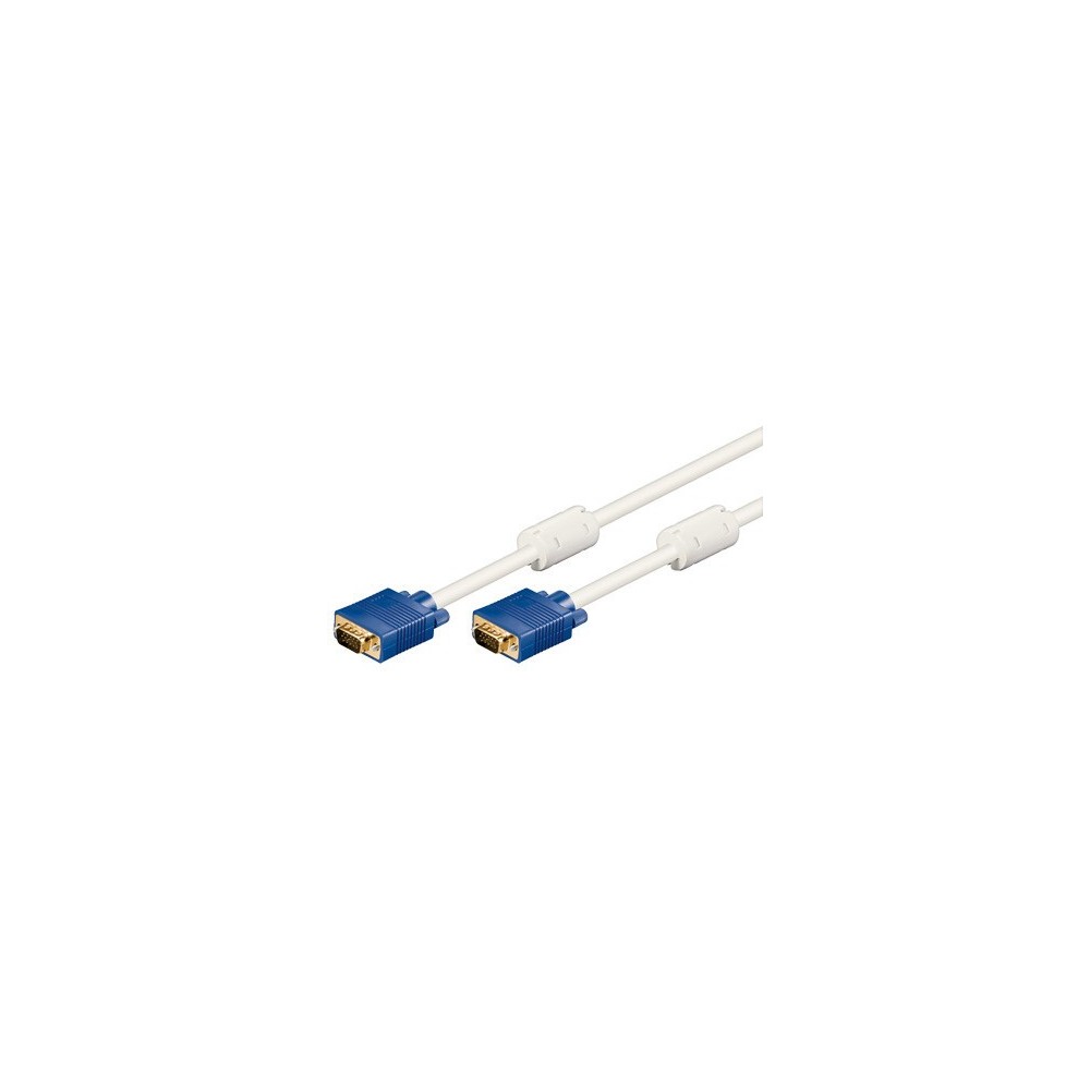 CABLE VGA M-M 10M DB15 BEIGE MONITOR
