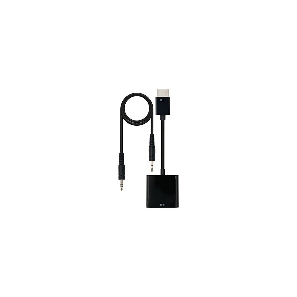 CONVERTER SVGA+ AUDIO TO HDMI NANOWIRE BLACK