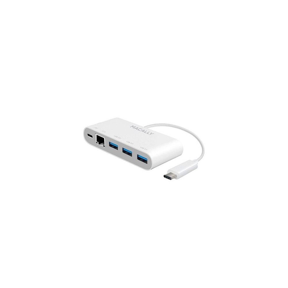 USB ADAPTER TYPE C Macally UC3HUB3GBC WHITE