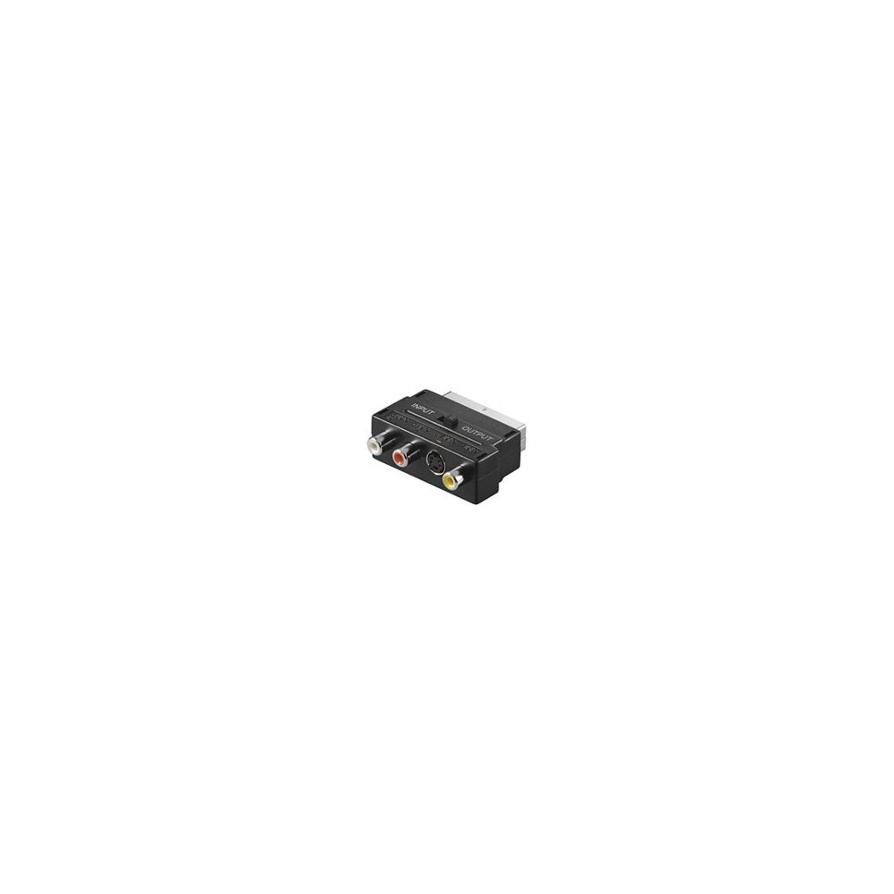 VIDEO ADAPTER EUROCONECTOR TO RCA AND S-VIDEO
