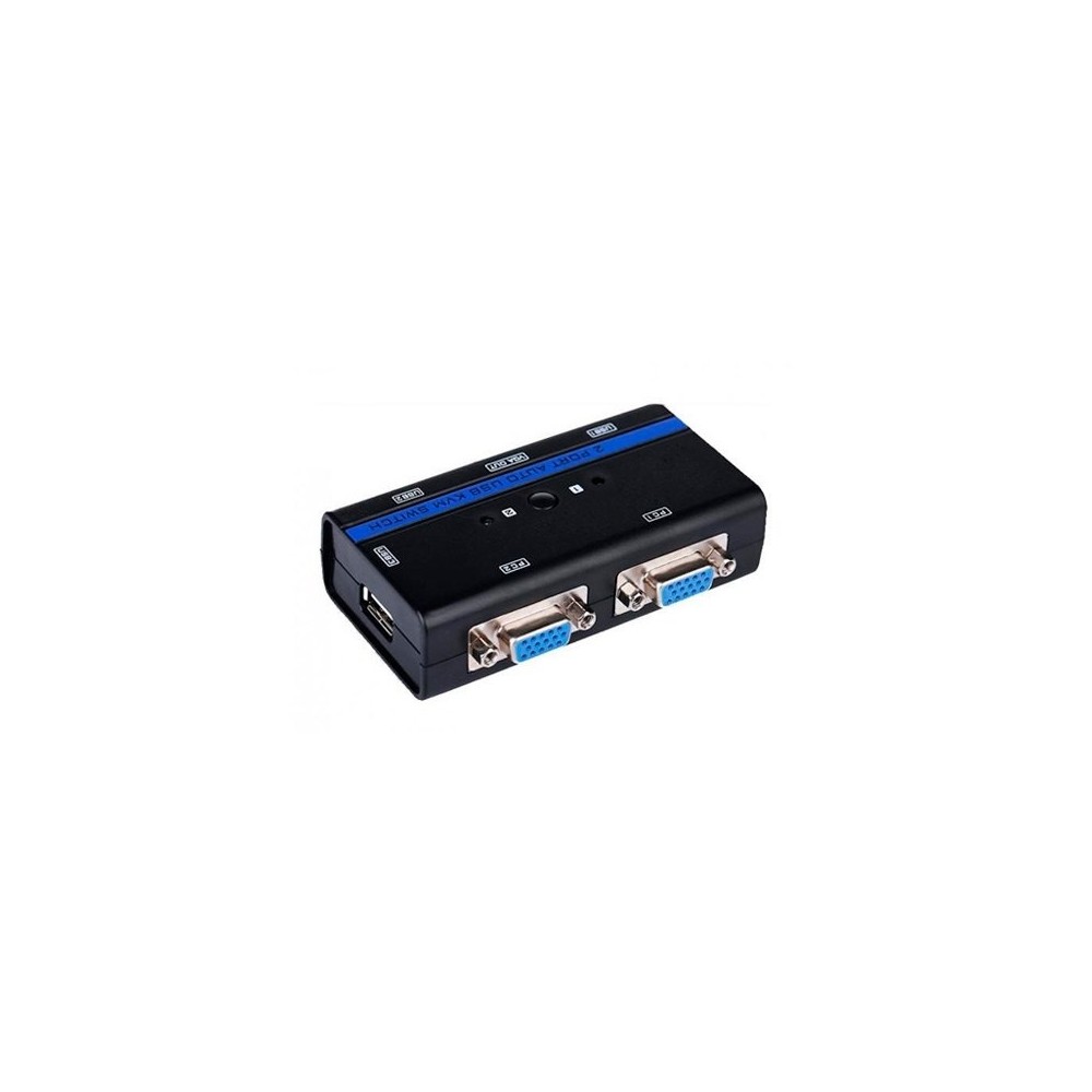 SWITCH KVM VGA AISENS + BLACK CABLE