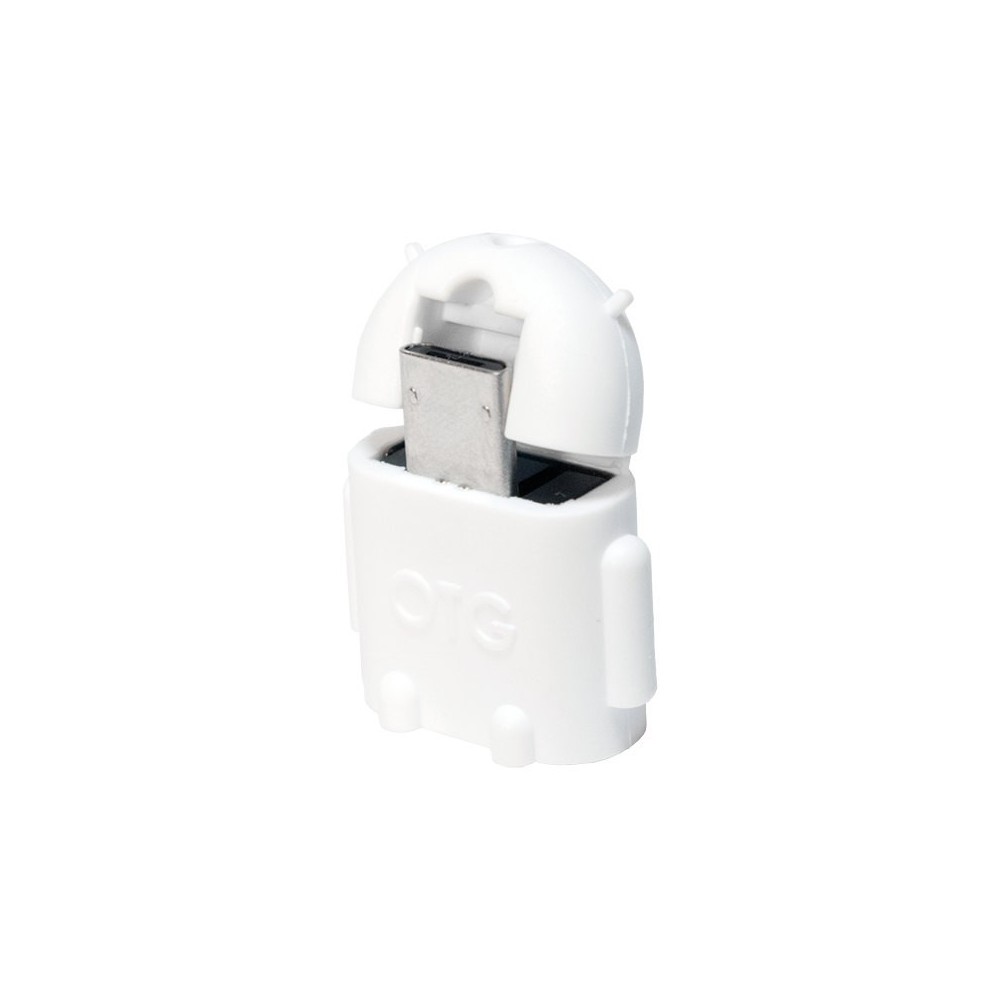 LOGILINK ADAPTER OTG MICROUSB-M TO USB-H WHITE