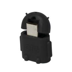 LOGILINK ADAPTER OTG MICROUSB-M TO USB-H BLACK