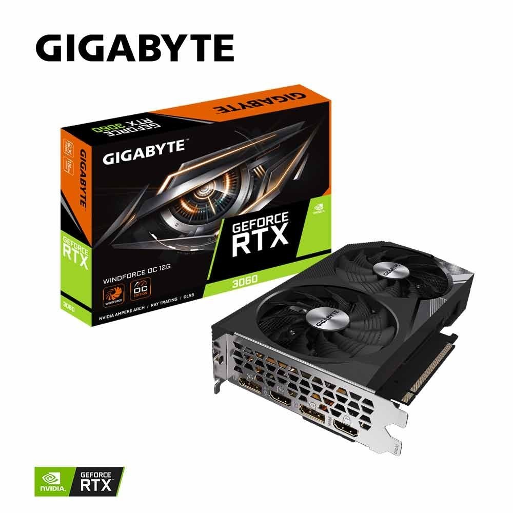 GIGABYTE RTX 3060 WINDFORCE OC 12GB GDDR6