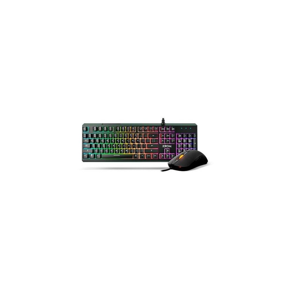KROM KEYBOARD+MOUSE KALEIDO GAMING USB