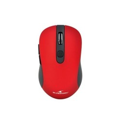 BLUESTORK WIRELESS OPTICAL MOUSE AMBIDEXTROUS RED / 6 BUTTONS / METAL / 800-1600DPI M-WL-OFF60-RED