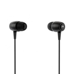 MOTOROLA EARBUDS METAL MICROHEADPHONES BLACK