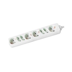 PHASAK 8 SOCKET STRIP 1.5M WHITE